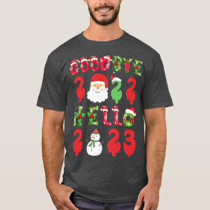 T-shirt Adieu 2022 Bonjour 2023 Bonne année Noël