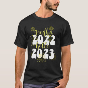 T-shirt Adieu 2022 Bonjour 2023 Joyeux nouvel an Pyjama 1