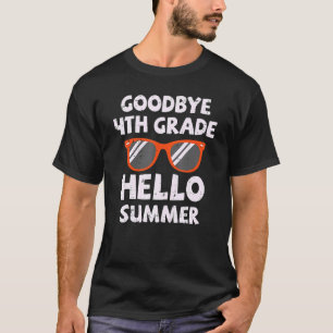 T-shirt Adieu 4e année Bonjour Lunettes de soleil d'été De