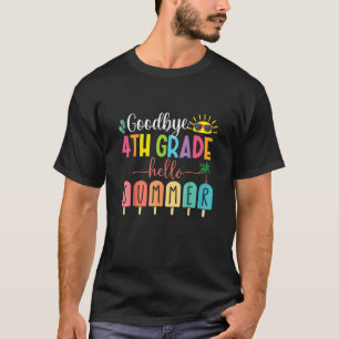 T-shirt Adieu 4e année Bonjour Popsicle été Ice Dernier D
