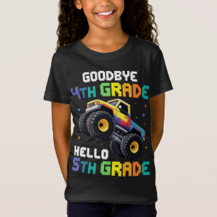 T-Shirt Adieu 4e grade Monster Truck Graduation