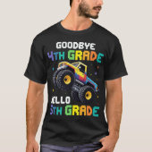 T-shirt Adieu 4e grade Monster Truck Graduation (Devant)