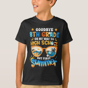 T-shirt Adieu 8e année sur le chemin du lycée mais Fir