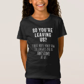 T-Shirt adieu à un collègue, retraite, collègue, au revoir (Devant)