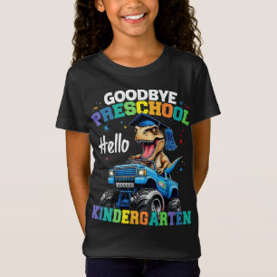 T-Shirt Adieu Camion Monster de l'école maternelle T rex G