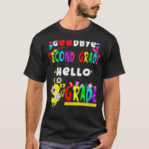 T-shirt Adieu Deuxième Année Bonjour 3e Année Retour À Sch