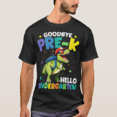 T-shirt Adieu Diplôme pré-k Dinosaur T rex (Devant)