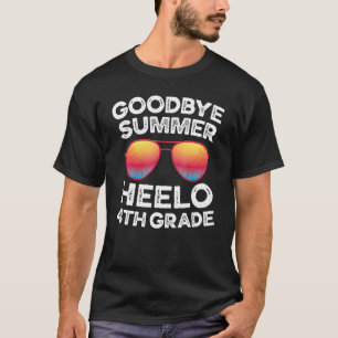 T-shirt Adieu été bonjour élève de 4e année enseignant