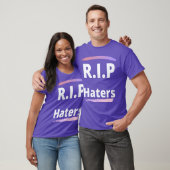 T-shirt Adieu les détracteurs fille (Unisexe)