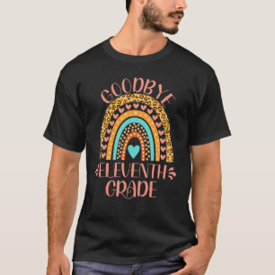 T-shirt Adieu Onzième année 11e année Enseignant Dernier j