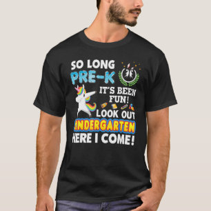 T-shirt Adieu Pré-maternelle Attention Maternelle Me Voici