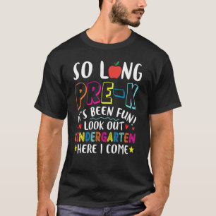 T-shirt Adieu PrK Bonjour maternelle Retour À L'École Te