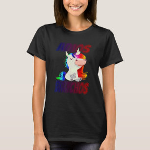 T-shirt Adios Biatchos Licorne au doigt d'honneur
