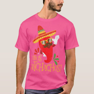 T-shirt Adios Bitchachos Cinco De Mayo Chili mexicain Pepp