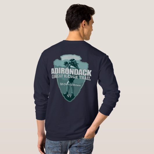T-shirt Adirondack Great Range Trail (flèche T) (Dos entier)
