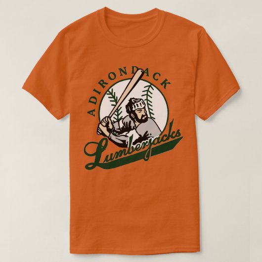 T-shirt Adirondack Lumberjacks Baseball (Design devant)