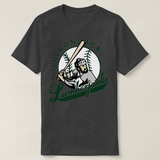 T-shirt Adirondack Lumberjacks Baseball (Design devant)