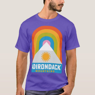 T-shirt Adirondack Mountains New York Rainbow Randonnée
