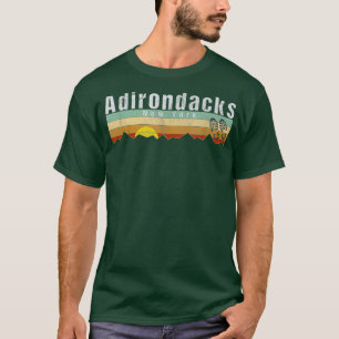 T-shirt Adirondacks Vintage Adirondacks Randonnée Cadeau