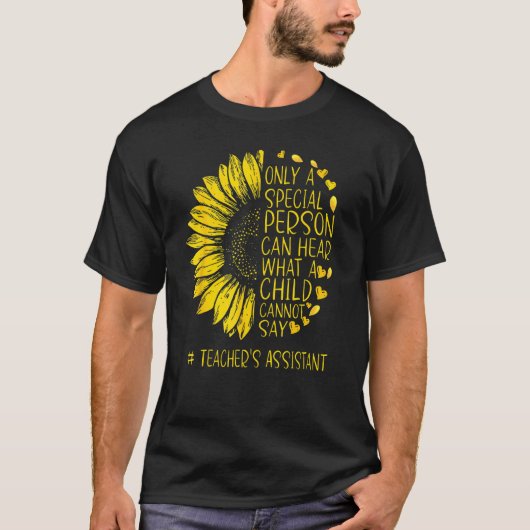 T-shirt Adjoint de l'enseignant de tournesol Personne spéc (Devant)