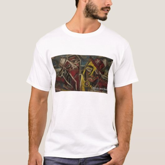 T-shirt Adjoint et shérif (Devant)