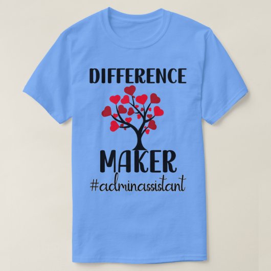T-shirt Admin Assistant Cadeaux Assistant administratif Jo (Design devant)