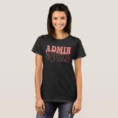 T-shirt Admin Squad Admin Admin Admin Admin Principal Admi (Devant entier)