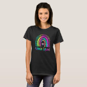 T-shirt Admin Squad Administrateur Tie Dye Rainbow First D (Devant entier)