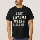 T-shirt Administrateur administrateur Funny IT dire code (Devant)