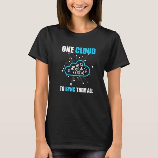 T-shirt Administrateur Cloud pour un ingénieur devops Clou (Devant)