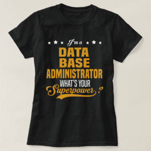T-shirt Administrateur de base de données