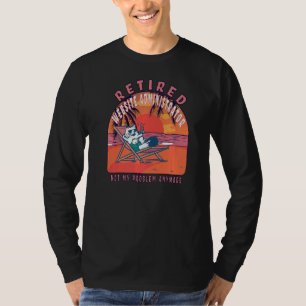 T-shirt Administrateur de site Web à la retraite Vintage r