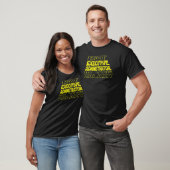 T-shirt Administrateur exécutif Conception de dos d'espac (Unisexe)