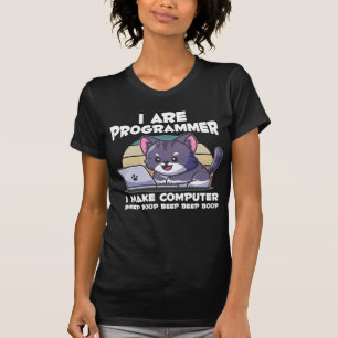 T-shirt Administrateur informatique humour étudiant en in