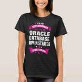 T-shirt Administrateur Oracle Database (Devant)