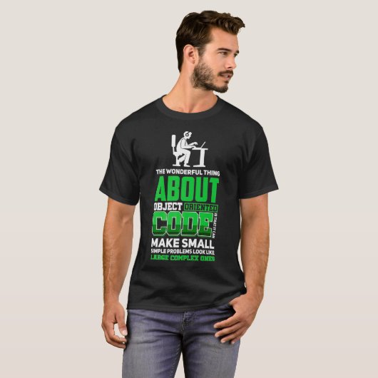 T-shirt Administrateur programmeur Linu Binary Code Premiu (Devant entier)