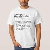 T-shirt Administrateur réseau - "Router Wrangler" (Devant)