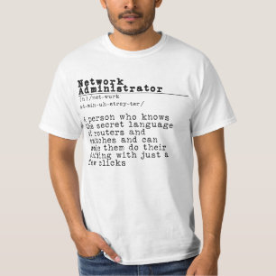 T-shirt Administrateur réseau - "Router Wrangler"