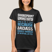 T-shirt Administrateur Sharepoint (Devant)