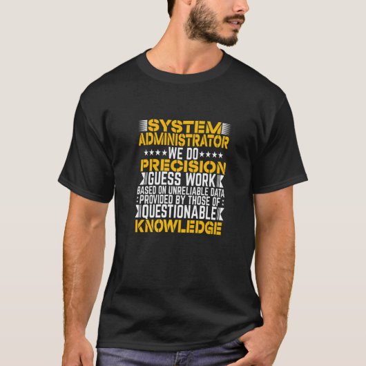 T-shirt Administrateur système Assistant administratif Adm (Devant)