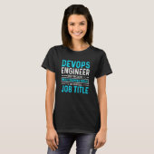 T-shirt Administrateur système et développeur Ninja multit (Devant entier)