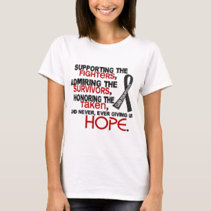 T-shirt Admirer de soutien honorant le mélanome 3,2