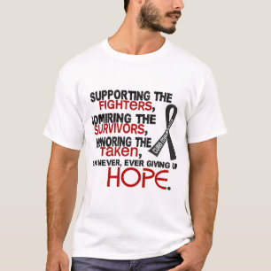 T-shirt Admirer de soutien honorant le mélanome 3,2