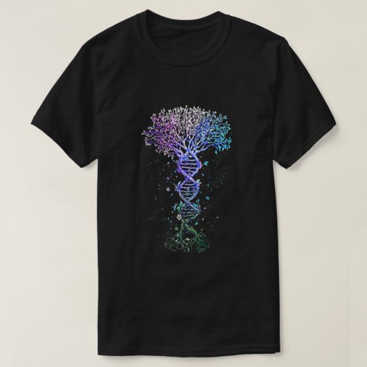 T-shirt ADN Arbre Vie Génétique Terre Biologiste Science G (Design devant)