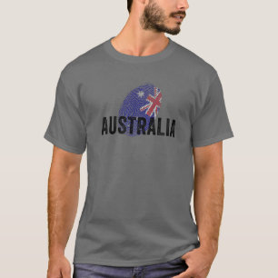 T-shirt ADN Australie Fingerprin Cool Australie Drapeau Pr