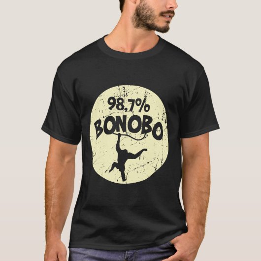 T-shirt ADN Bonobo de singe chimpanzé (Devant)