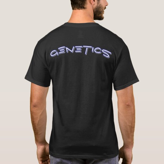 T-shirt ADN cosmique : Conception psychédélique dynamique/ (Dos)
