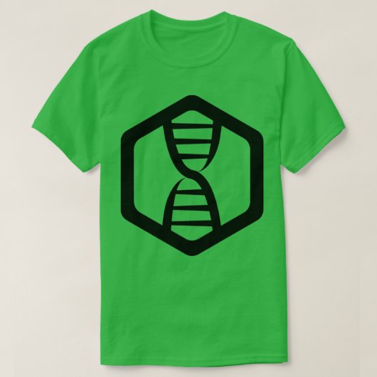 T-shirt ADN déoxy ribose acide nucléique dans un hexane (Design devant)