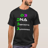 T-shirt ADN détruit le darwinisme (Devant)