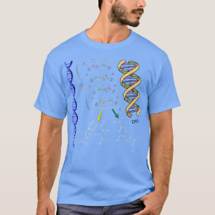 T-shirt ADN double hélix Formule chimique Molécules Scienc